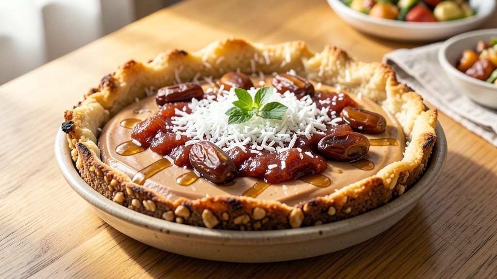 Raw Vegan Pie Recipe: Nutty Crunch and Caramelized Date Filling