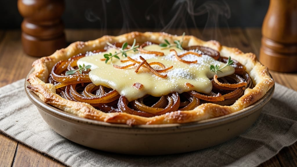 Alsatian Onion Pie Recipe: Caramelized Layers of Savory Sweetness